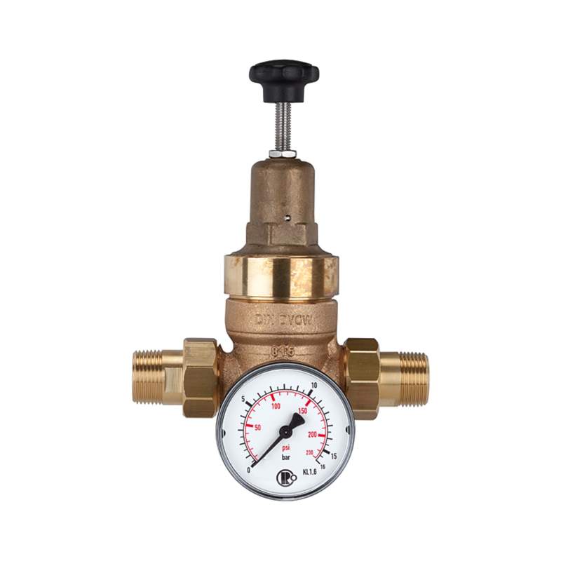 RIEGLER Druckregler für Trinkwasser, ohne DVGW, R 1 1/4, 1,5 - 12 bar