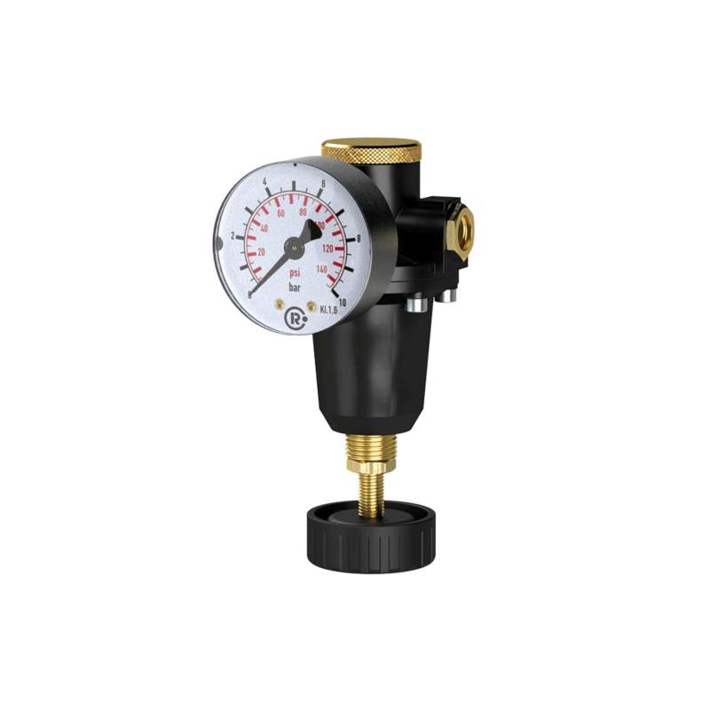 RIEGLER Konstant-Druckregler inkl. Manometer, BG 2, G 3/8, 0,5 - 3 bar