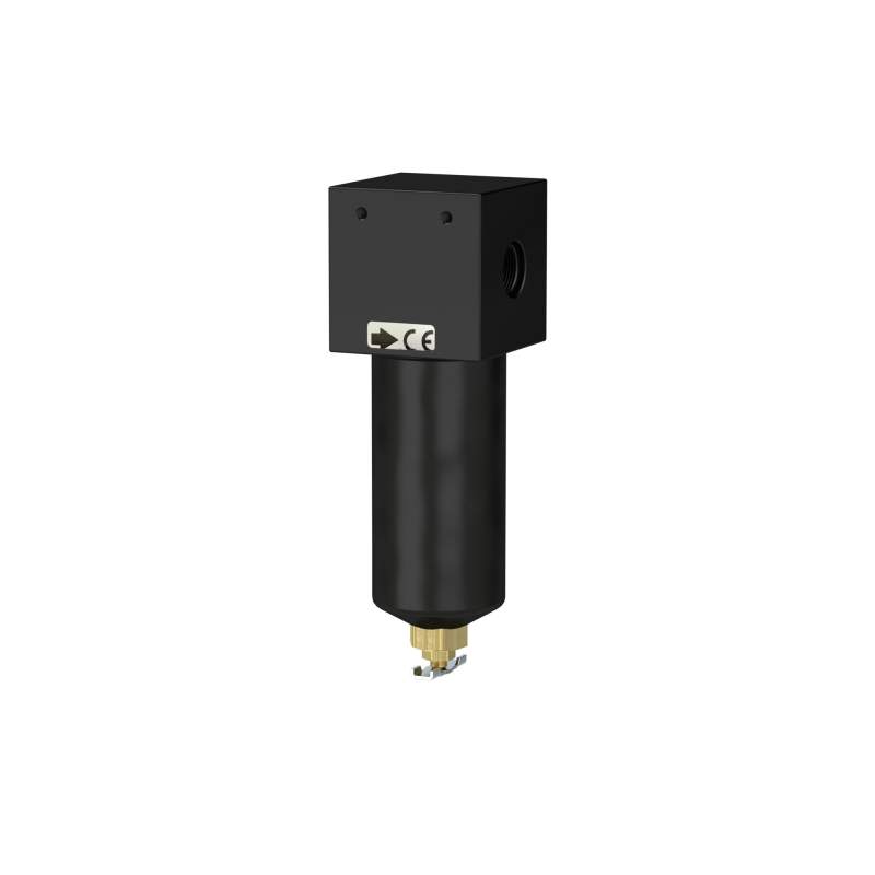RIEGLER Filter für hohe Drücke bis 40 bar, mit Handablassventil, G 3/4