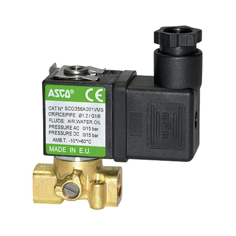 RIEGLER 3/2-Wege-MV.,MS,NC,direktg.,230/50 V AC,50 Hz, G 1/8, PN 0-15 bar