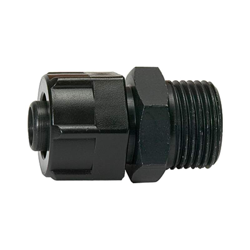 RIEGLER Einschraubverschraubung, für PVC-Pneumatikschlauch 11,6x9, G 3/8