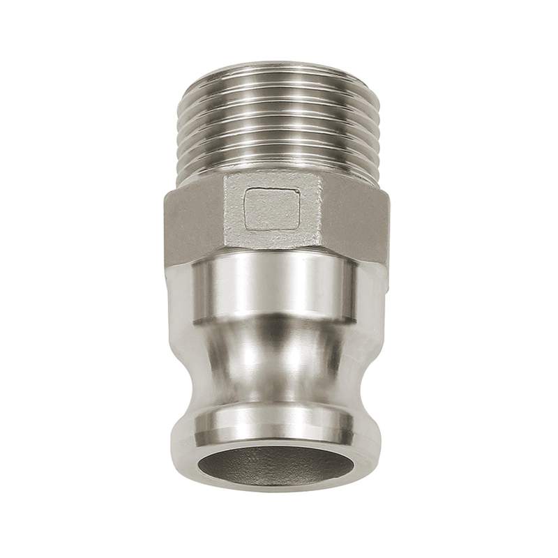 RIEGLER Kamlok-Schnellkupplungsstecker mit AG, Typ F, Alu, R 1