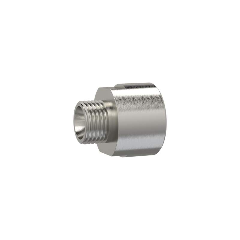 RIEGLER Reduziernippel, lang, G 1/2 a., G 3/4 i., SW 32, Edelstahl 1.4571