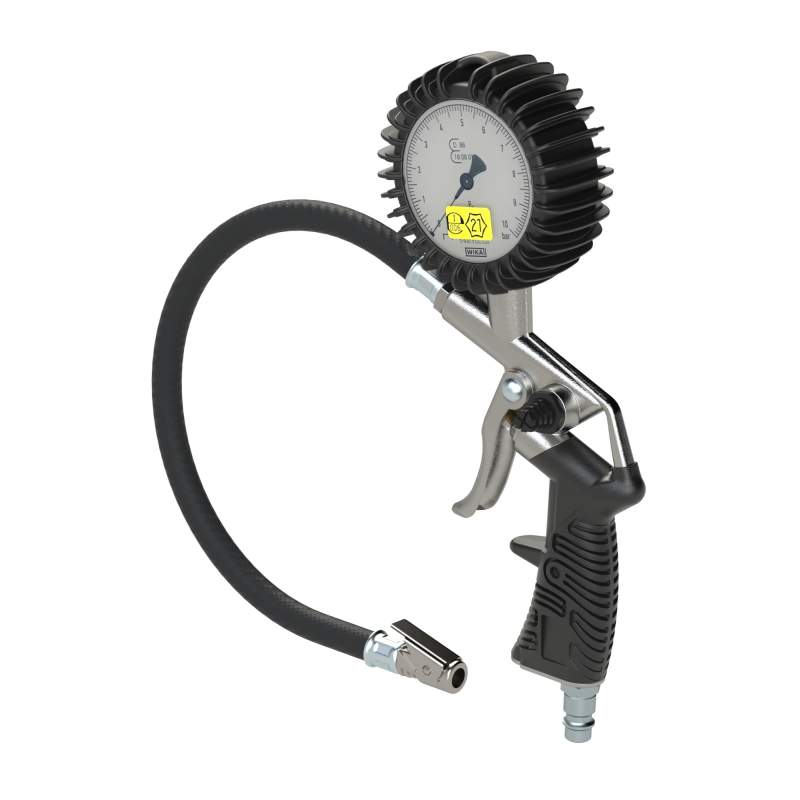 RIEGLER Stand.-Handreifenfüllmesser MS, Mano Ø 63 mm, geeicht, 0-10 bar