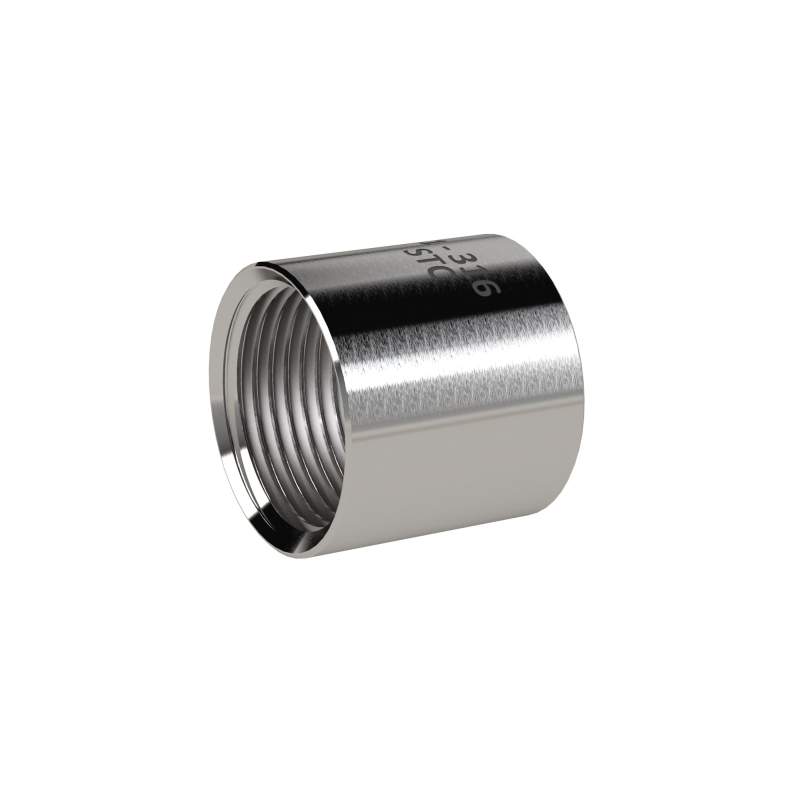 RIEGLER Muffe, rund, G 1/4, Edelstahl 1.4408
