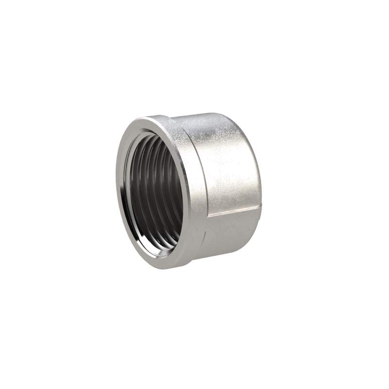 RIEGLER Verschlusskappe, rund G 1, IG, ES 1.4408