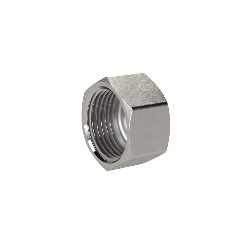 RIEGLER Verschlusskappe, Sechskant G 1/4, IG, SW 16, ES 1.4408