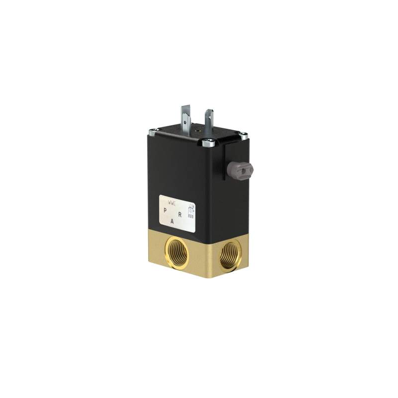 RIEGLER 3/2 We-MV, WB, MS, G 1/4, DN 3, PN 0-8, FPM, direktg. 24V DC