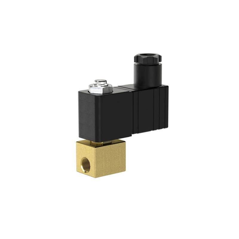 RIEGLER 2/2 MV, NC, MS, G 1/8, DN 2,0, PN 0-10, FPM, direktg. 24V AC
