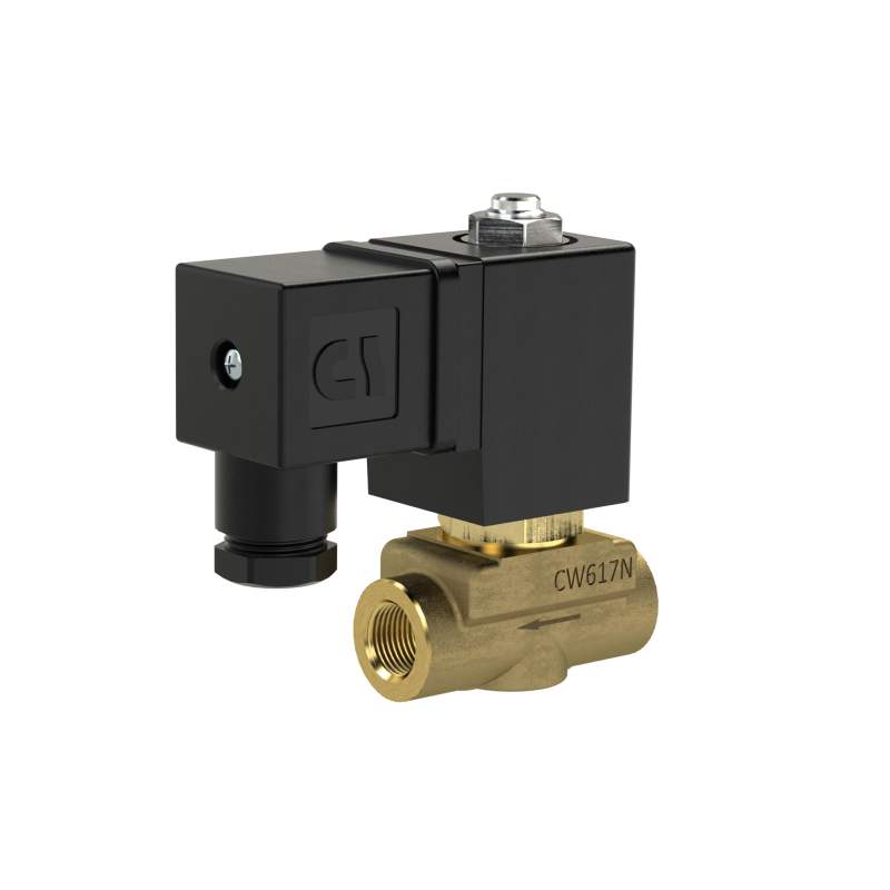 RIEGLER 2/2 MV, NC, MS, G 1/4, DN 3,0, PN 0-20, NBR, direktg. 110V AC