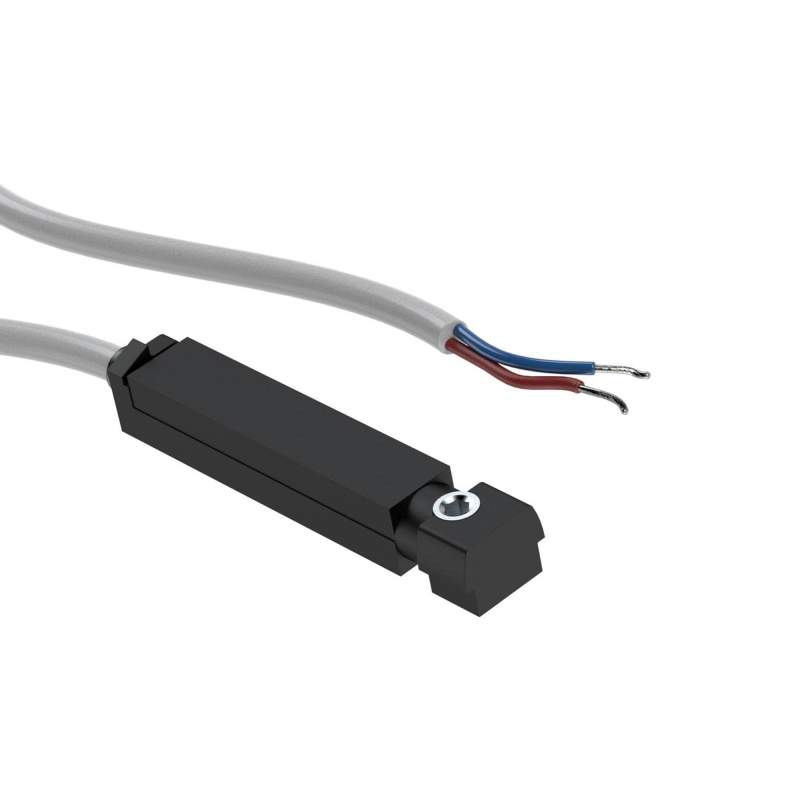 RIEGLER REED-Sensor, 2-Draht, M8-Stecker, 5-50V AC/DC, 6W, NO, LED