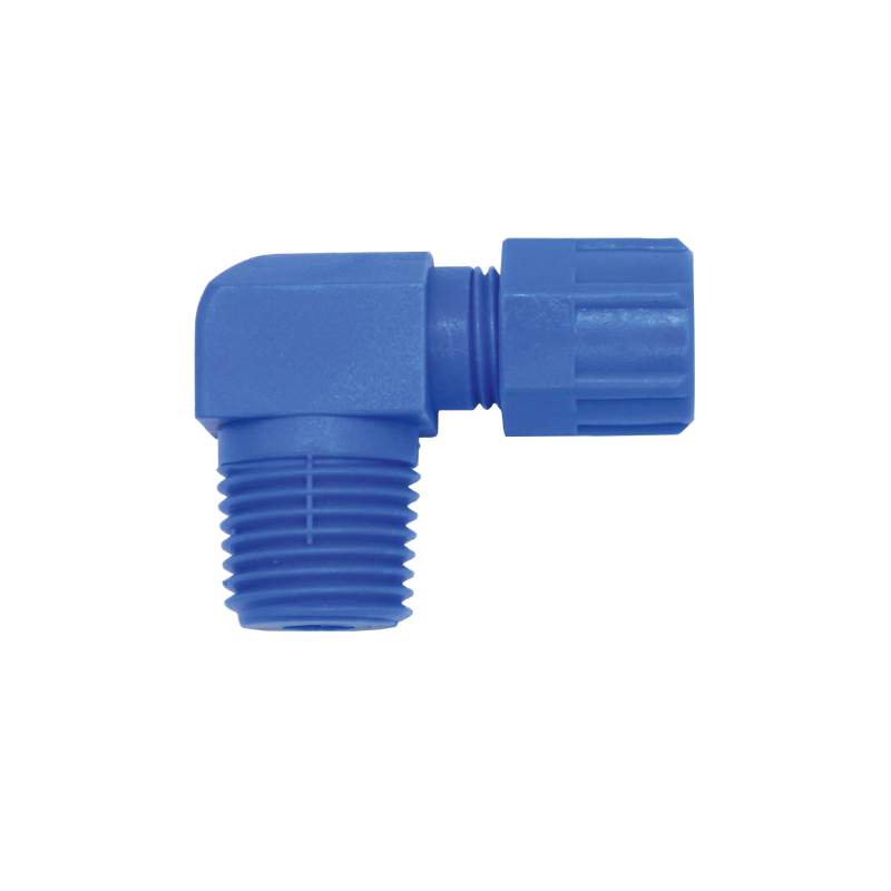 RIEGLER Winkel-Verschraubung, starr, R 1/8 a., für Schlauch 8/6 mm, POM