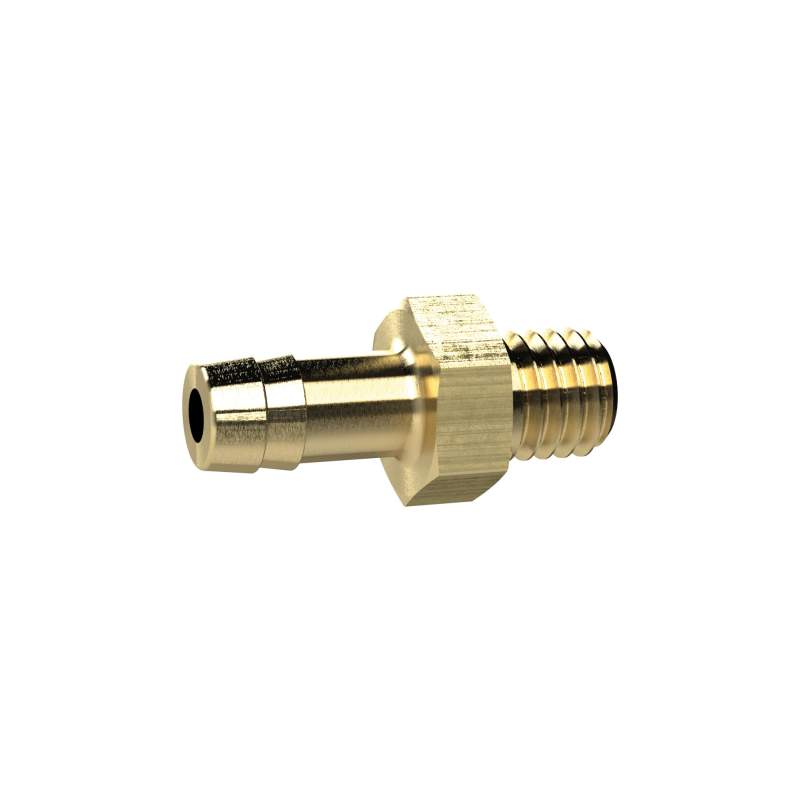 RIEGLER Einschraubschlauchtülle, M5, für Schlauch LW 6 mm, SW 7, MS