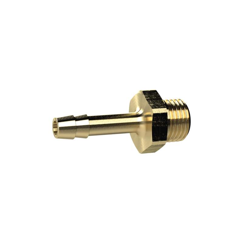 RIEGLER Einschraubschlauchtülle, G 3/8 links, für Schl. LW 9 mm, SW19, MS