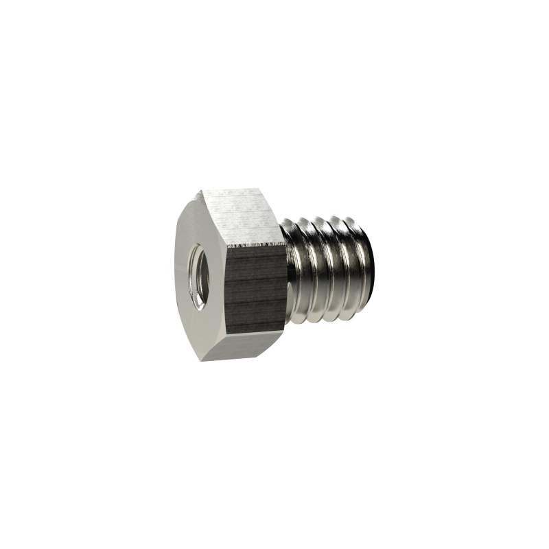 RIEGLER Reduziernippel kurz, M5 a., M3 i., SW 7, Messing vern.