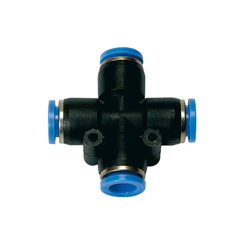 RIEGLER X-Steckverbindung »Blaue Serie«, für Schlauch-Außen-Ø 6 mm