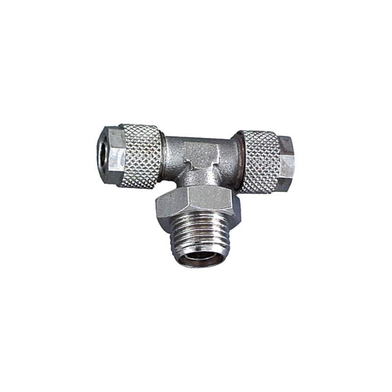 RIEGLER T-Einschraubverschraubung, drehbar, G 1/4 a., für Schlauch 10/8