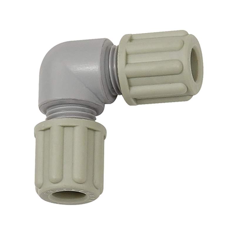 RIEGLER Winkel-Schlauchverbindung, für Schlauch 9/12 mm, PA