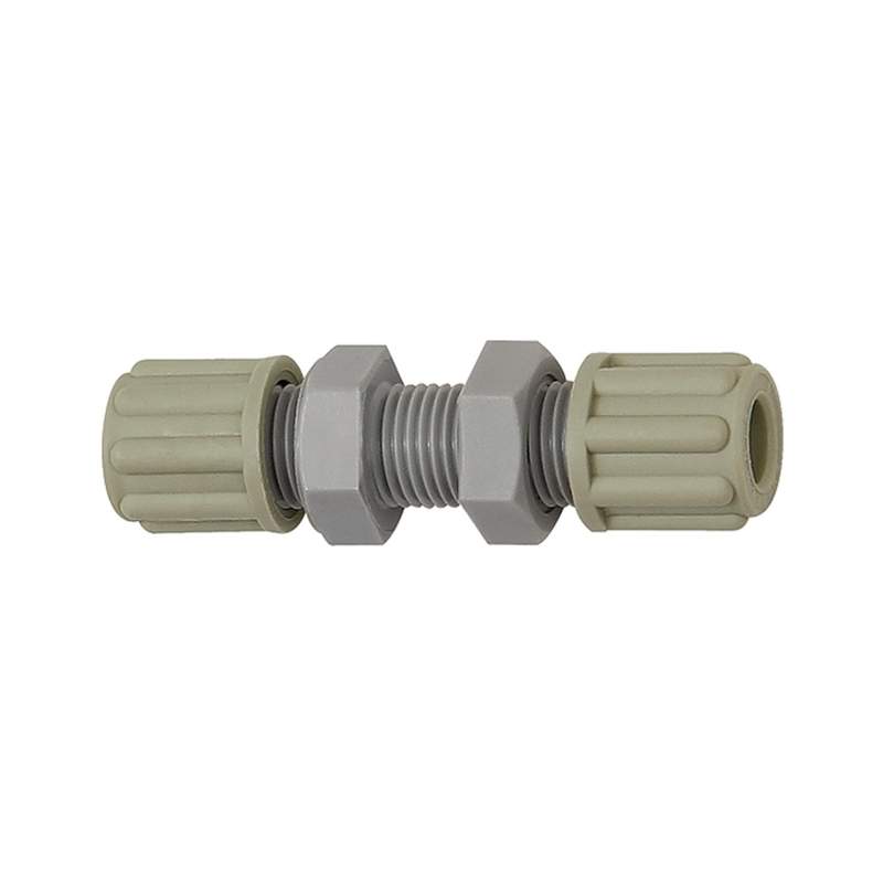 RIEGLER Gerade Schottverbindung, M16x1,5, für Schlauch 8/10 mm, SW 22, PA
