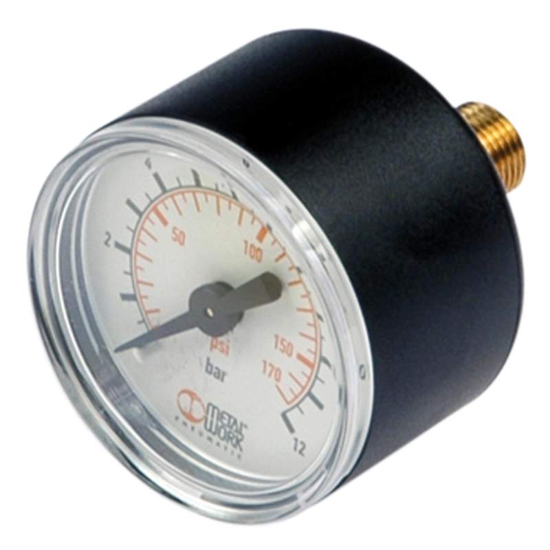 METAL WORK Manometer Metal Work, G 1/4 hinten, 0-12 bar, Ø63