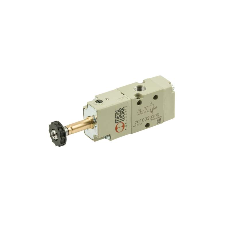 METAL WORK 3/2-Wegeventil, elektropn., ext. Steuerl., monostabil, G 3/8, NO