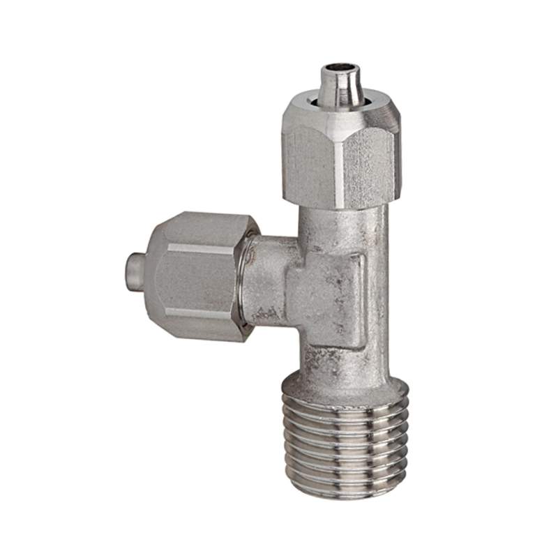 RIEGLER L-Einschraubverschraubung, R 1/4 a., für Schlauch 6/4, ES 1.4404