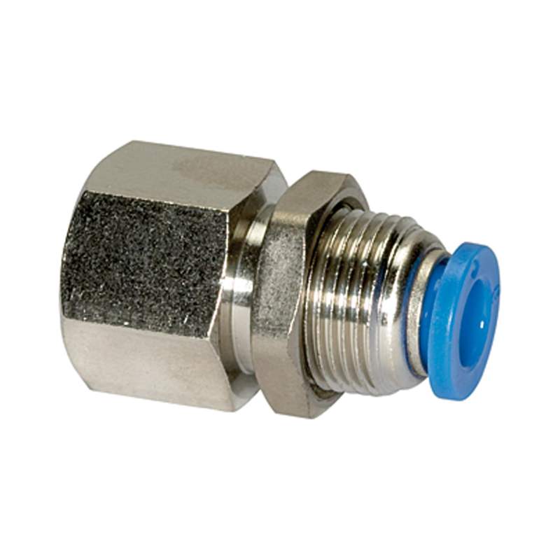 RIEGLER Ger. Schott-Steckverschraubung »Blaue Serie«, M22x1,0, G 1/2 i.