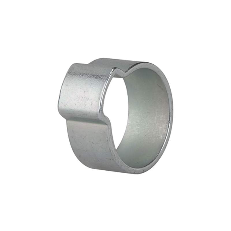 RIEGLER 1-Ohr-Schl.klemme, Stahl glanzv. (W1), 9-11mm, 6,5mm, VPE 10 Stk.
