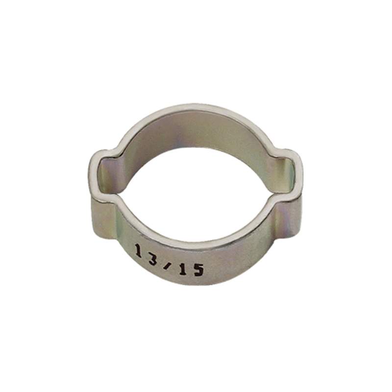 RIEGLER 2-Ohr-Schl.klemme (W1), 43-46 mm, 10,5 mm, VPE 10 Stk.