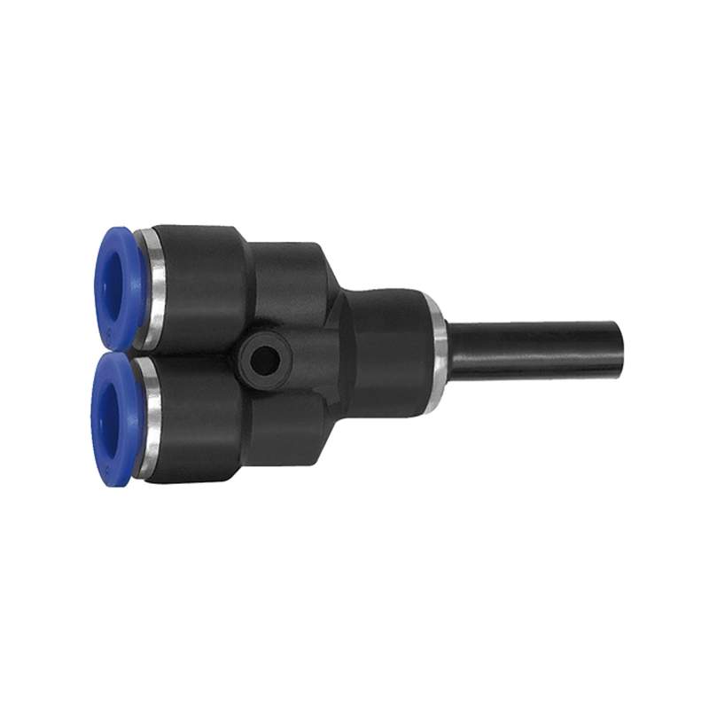 RIEGLER Y-Steckverbindung, Stecknippel 12 mm »Blaue Serie« Schl.-Ø 10, KS