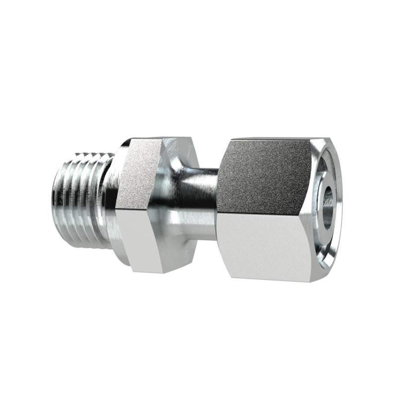 RIEGLER Einst.-Ger.-Einschraubvers., G 1/4a., Rohr-AØ10mm, Stahl verz.