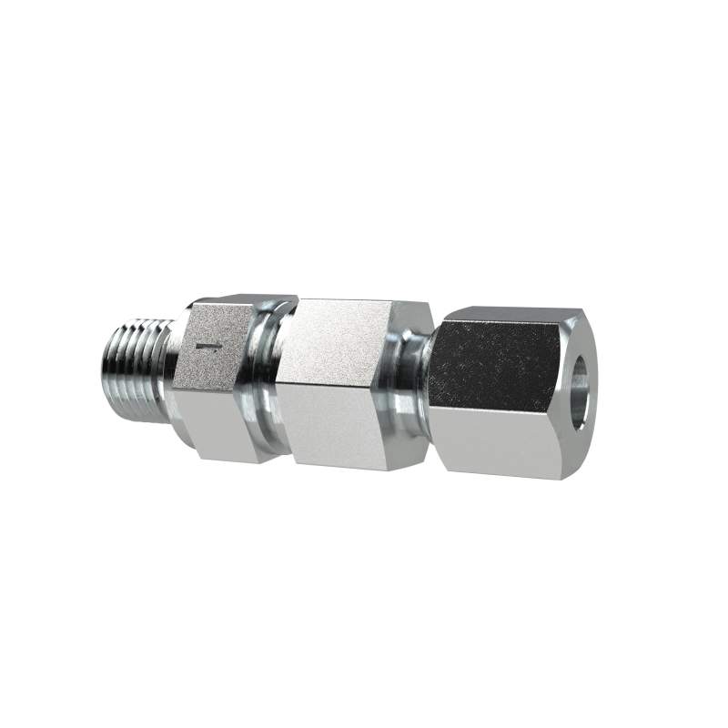 RIEGLER Rückschlagvent., G3/8a., Rohr-AØ 10mm, PN max. 400, Stahl verz.