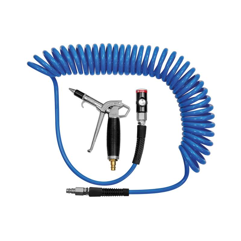 RIEGLER Spiralschlauch-Pistolen-Set Typhoon, PU-Schl.-ø 10x6,5, max. 3 m