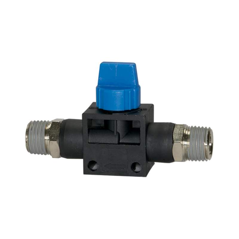 RIEGLER Absperrventil »Blaue Serie«, R 1/4 a., R 1/4 a., beschichtet