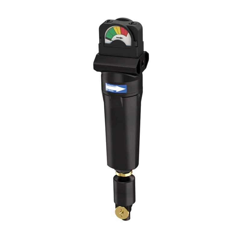 RIEGLER Mikrofilter G3/8 mit Differenzdruckmanometer, 0,01 µm
