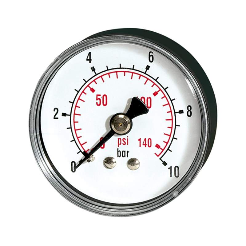 RIEGLER Standardmano »pressure line« G 1/8 hinten 0-10,0 bar/145 psi, Ø40