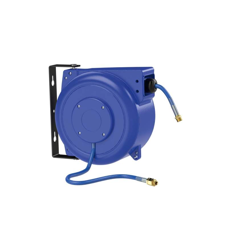RIEGLER Schlauchaufroller, Druckluft/Wasser, PVC, ø 10x6,5, R 1/4, 15 m
