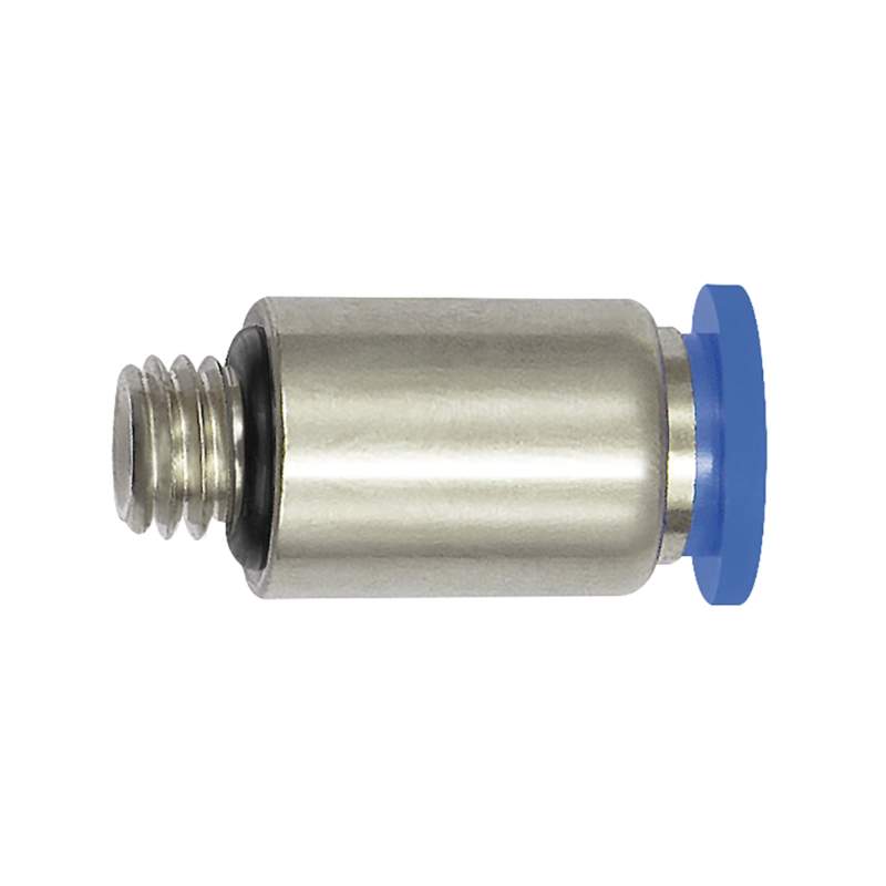 RIEGLER Gerade Steckverschraubung »Blaue Serie« mini, rund, M6