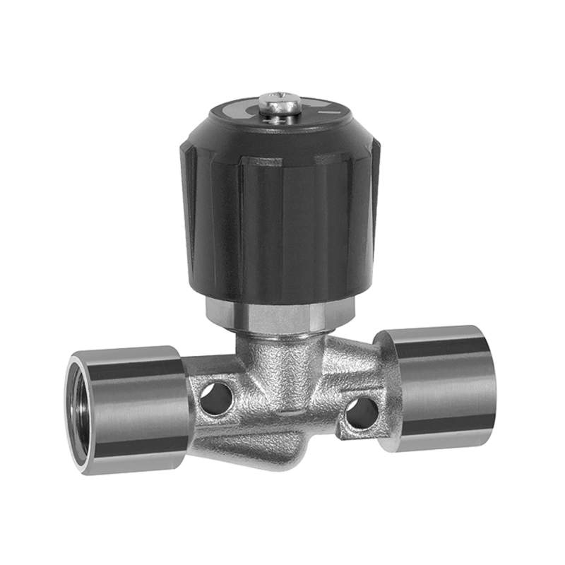RIEGLER Nadelventil, Messing vernickelt, IG/IG, Rp 1/4, DN 4