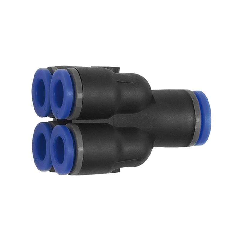 RIEGLER Mehrfachverteiler, Steckanschluss »Blaue Serie«, Schlauch-Ø 8/4x6
