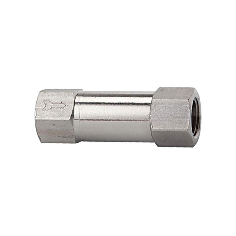 RIEGLER Rückschlagventil, Durchgangsform, ES 1.4404, G 1/4, 0,2 bar