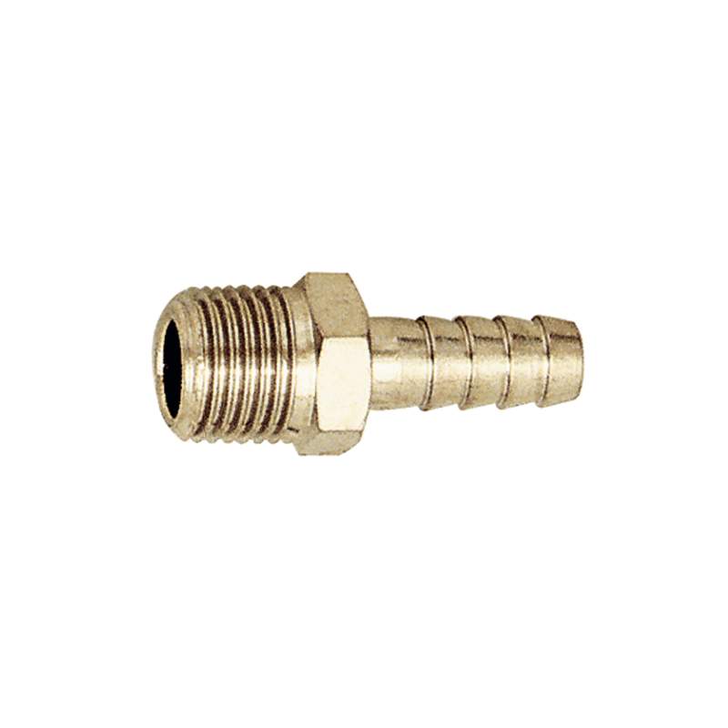 RIEGLER Einschraubschlauchtülle, R 1/4 a., für Schlauch LW 10, MS vern.