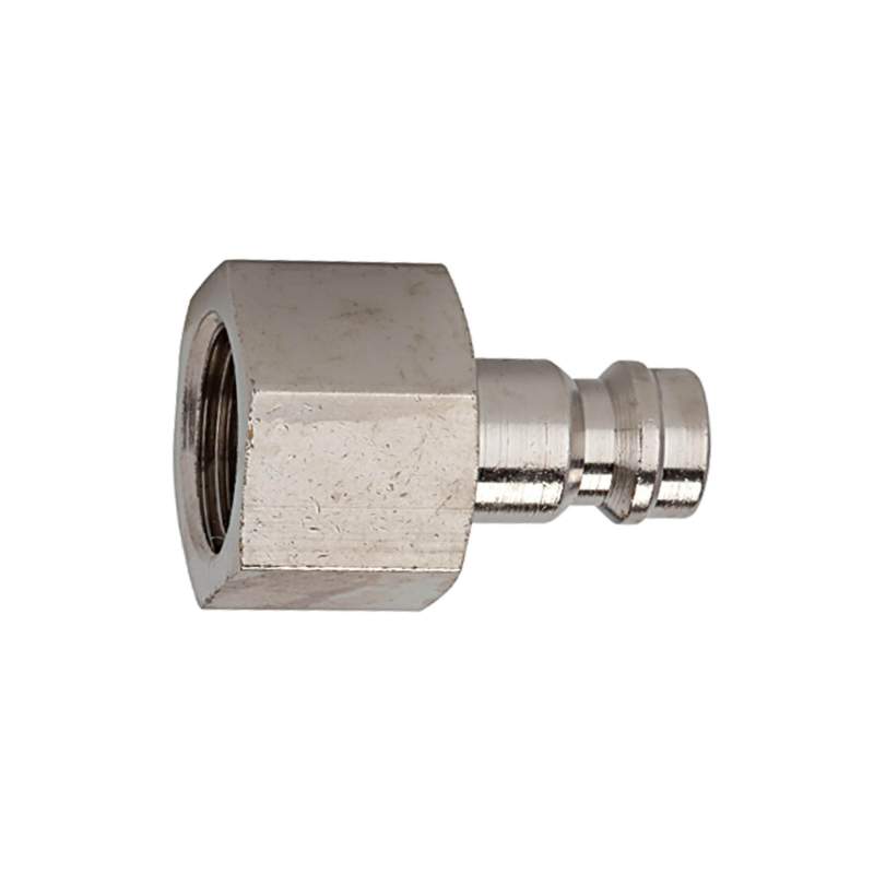RIEGLER Nippel für Kupplungen NW 5, Messing vernickelt, G 1/4 IG