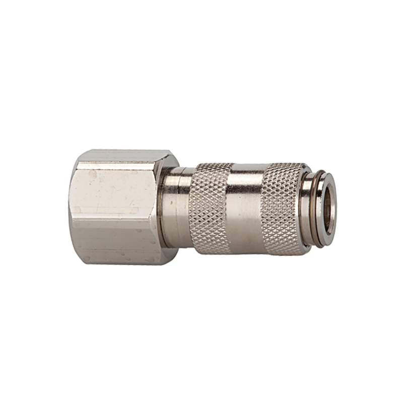 RIEGLER Schnellverschlusskupplung NW 2,7, Messing vernickelt, G 1/8 IG