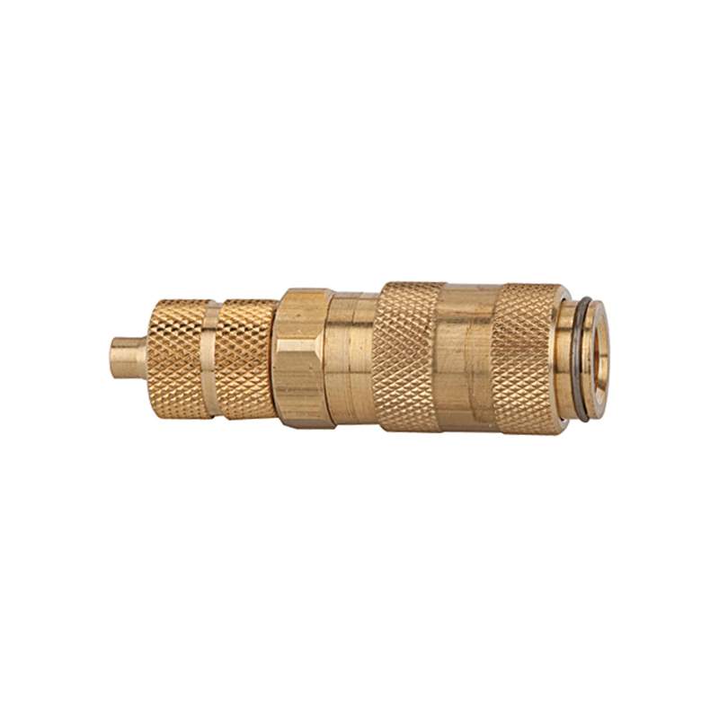 RIEGLER Schnellverschlusskupplung NW 2,7, MS blank, Schlauchanschluss 6x4