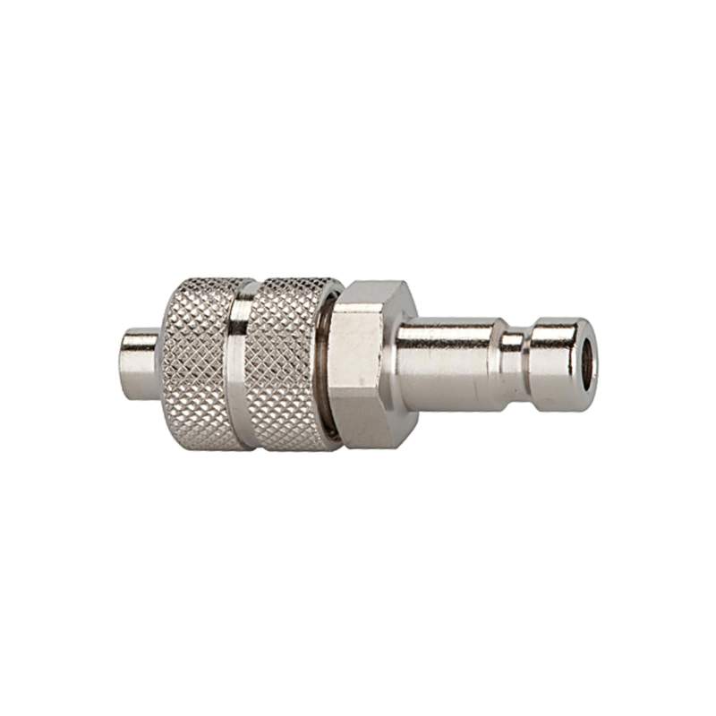 RIEGLER Nippel für Kupplungen NW 2,7, Messing vern., für Schlauch 4x3