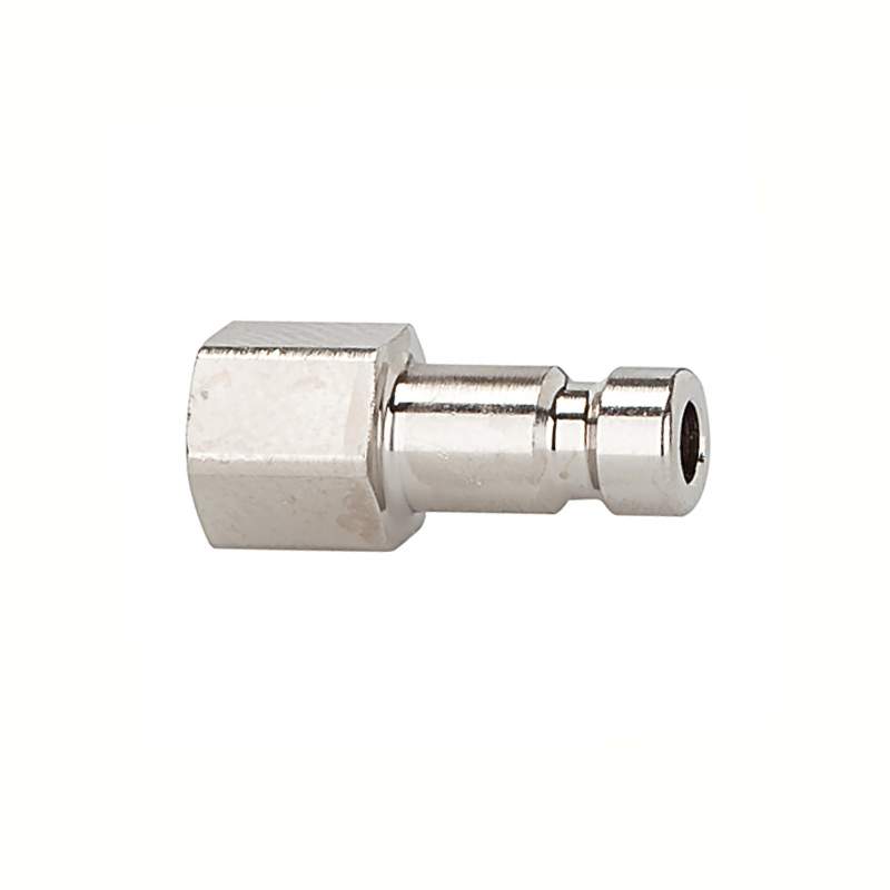 RIEGLER Nippel für Kupplungen NW 2,7, Messing vern., M5 IG, SW 7