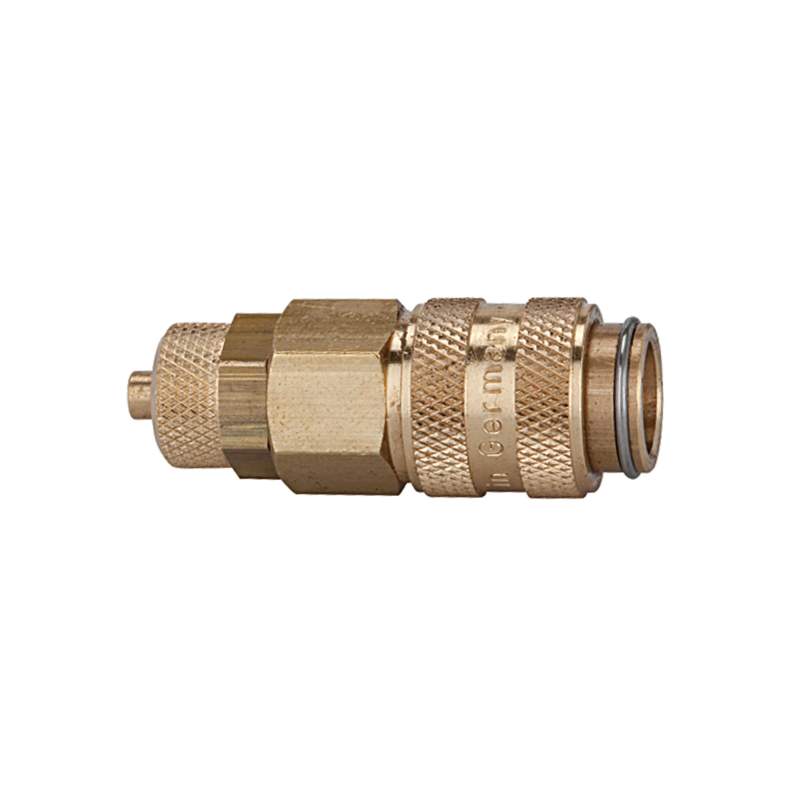 RIEGLER Schnellverschlusskupplung NW 5, MS blank, Schlauchanschluss 8x6