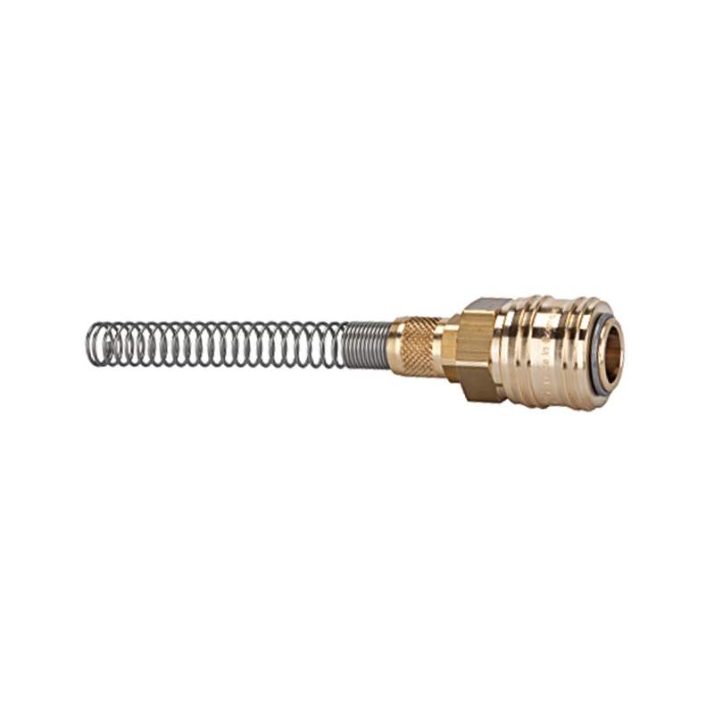 RIEGLER Schnellverschlusskupplung NW 7,2, MS blank, starr, Schlauch 12x9