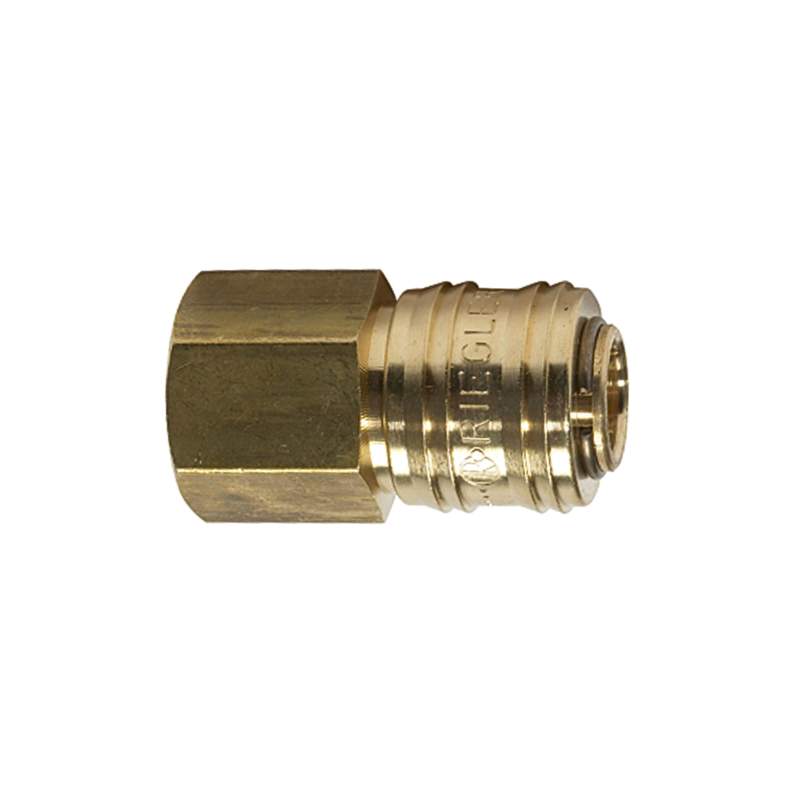 RIEGLER Schnellverschlusskuppl. NW 7,2 »connect line«, MS blank, G 3/8 IG